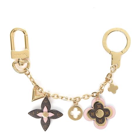 louis vuitton key holder rose